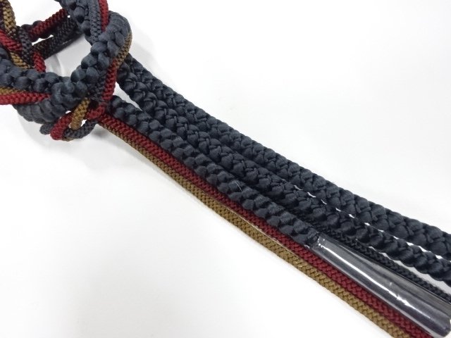 未使用品　正絹　手組帯締め